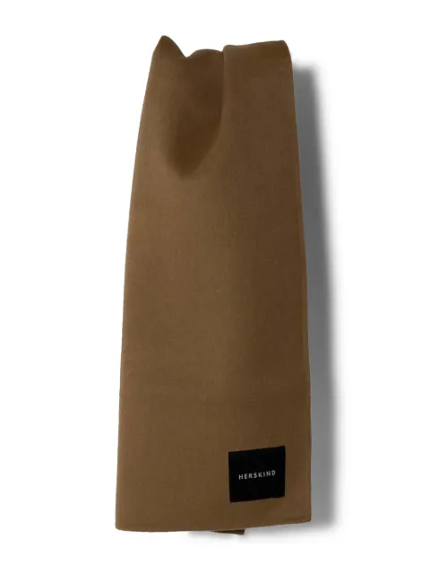HERSKIND logo scarf Brown 4901966