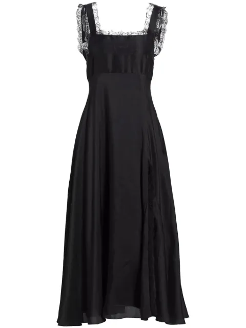 AZEEZA Aubrey midi dress Black AUBREYMIDICDCBLK