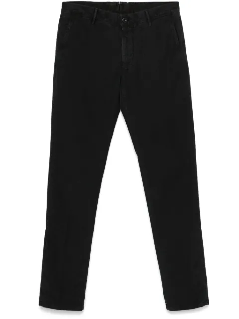 Incotex slim-leg chinos Black 18S1004611D