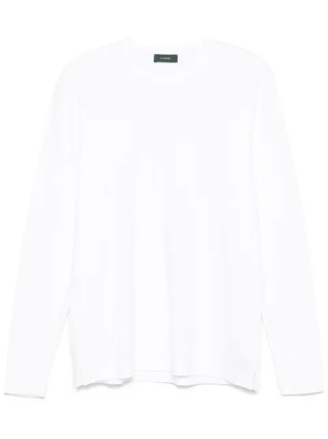 Zanone long-sleeve T-shirt White 815124ZM338