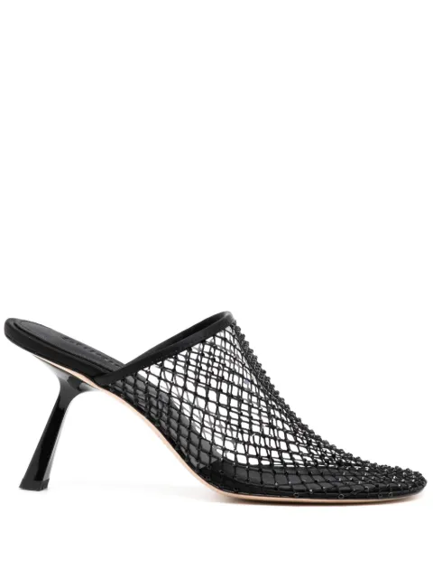 Studio Amelia 80mm Dolly mules Black F763DIA