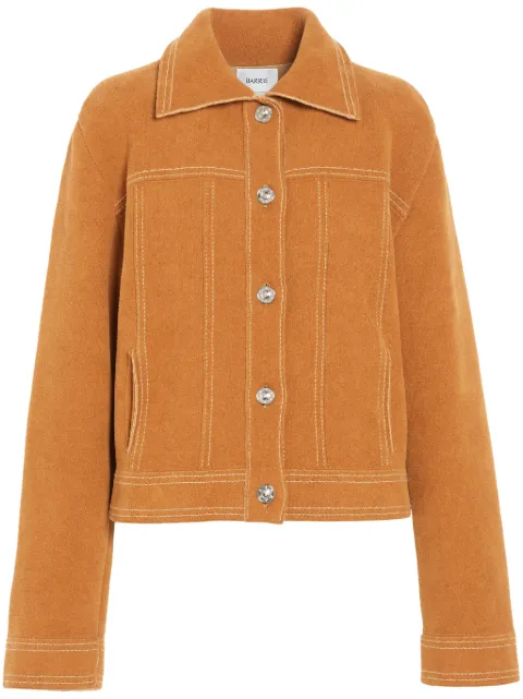 Barrie button-up jacket Brown C258299
