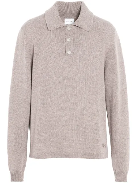 Barrie B Label cashmere polo shirt Neutrals C120314