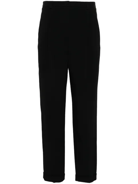Giorgio Armani straight-leg cady trousers Black GW000170TE10116