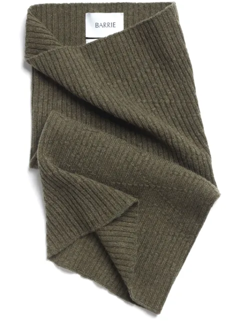 Barrie ribbed-knit cashmere snood Green C174836