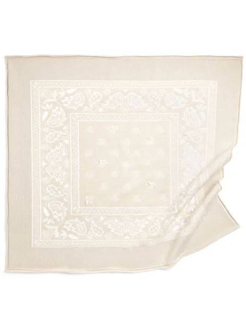 Barrie bandana-print scarf Neutrals C135853