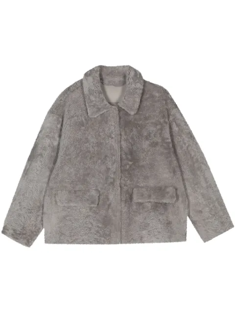 Desa 1972 reversible shearling jacket Grey KK13847