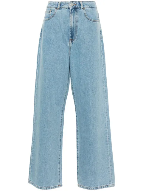 Róhe low-waist wide-leg jeans Blue 41131170