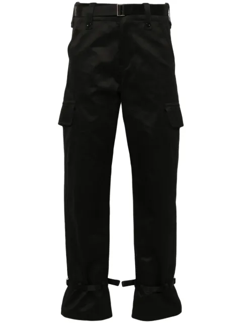 sacai belted cargo pants Black 2407350