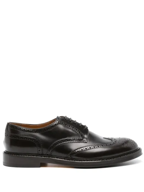 Doucal's leather oxford shoes Brown DU1367SIEWUF007TM02