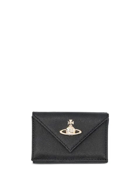 Vivienne Westwood envelope leather wallet Black 5115002EWL001NN402