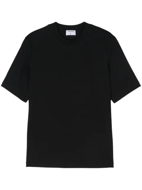 Filippa K mock-neck T-shirt Black 30611