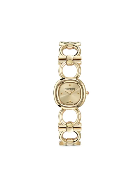 Ferragamo Double Gancini 25mm watch Gold SFZA00224