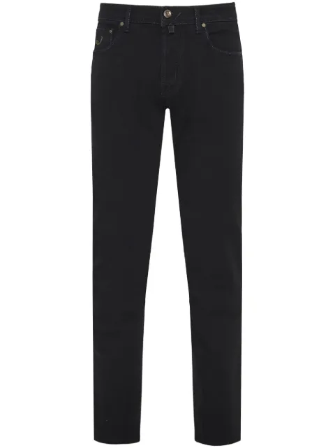 Jacob Cohën mid-rise slim-fit jeans Black UQM0432P3985