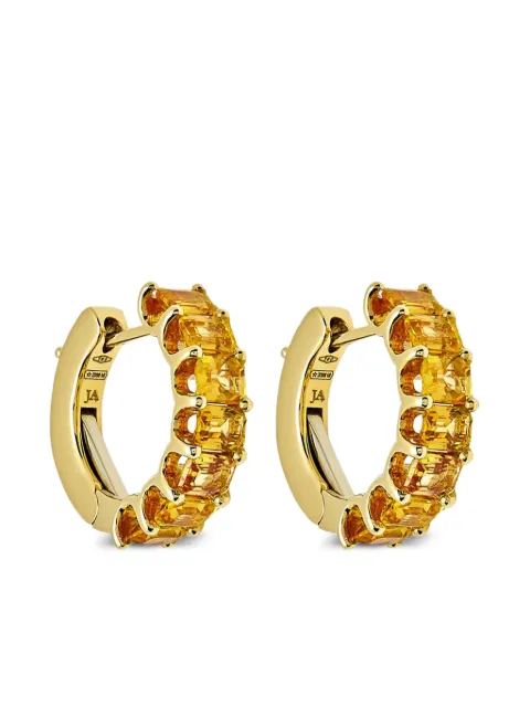 Jewels Aficionado 18kt yellow gold sapphire earrings Gold JBG423ZG76E9