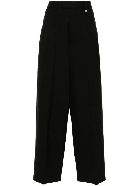 Giuseppe Di Morabito logo-plaque trousers Black 03PFPA10203229