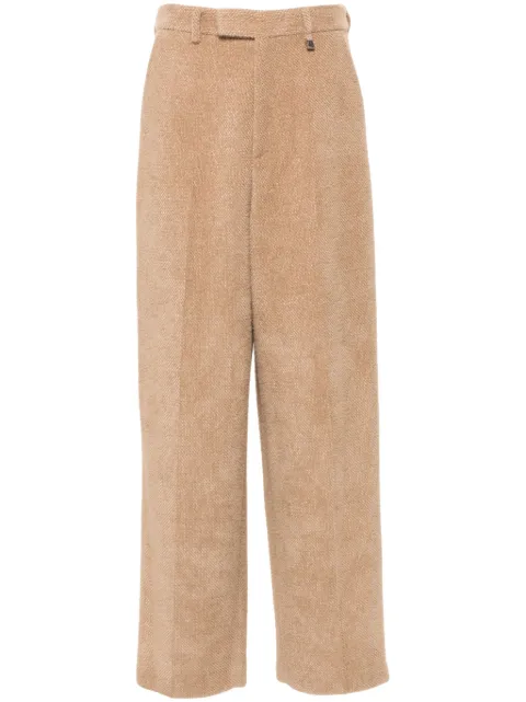 Giuseppe Di Morabito logo-plaque trousers Neutrals 03PFPA10203324