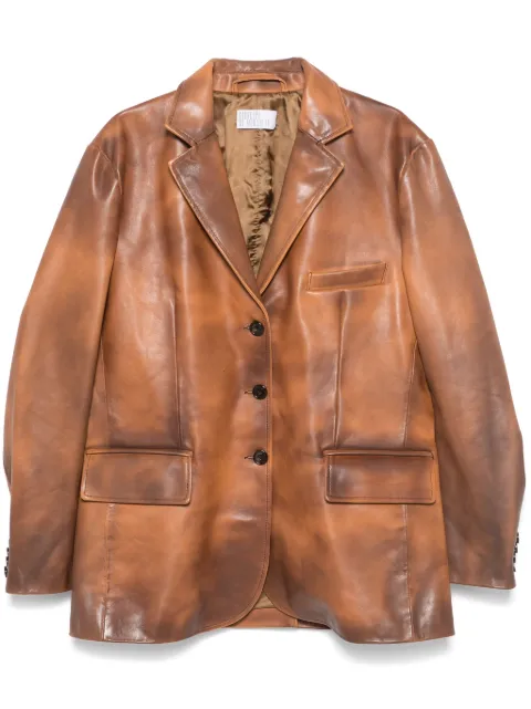 Giuseppe Di Morabito spray-paint effect blazer Brown 03PFJA103P03339