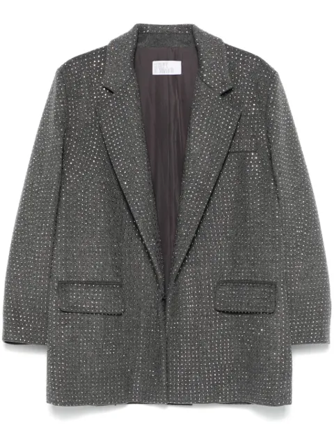 Giuseppe Di Morabito rhinestone-embellished blazer Grey 03FWJA060FC03350