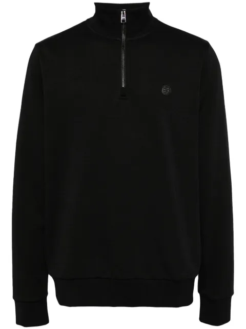 BOSS logo-patch sweatshirt Black 50520781