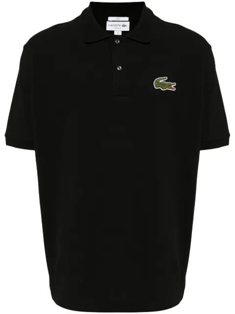 Lacoste logo-appliqué polo shirt Black PH2751031