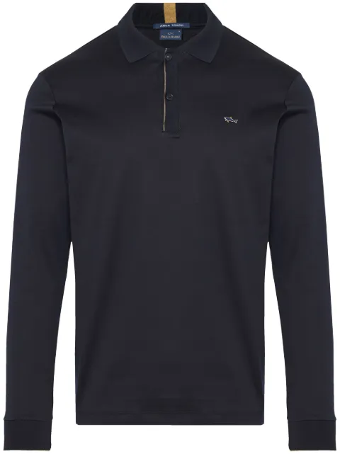 Paul & Shark appliqué-logo polo shirt Blue 14311712