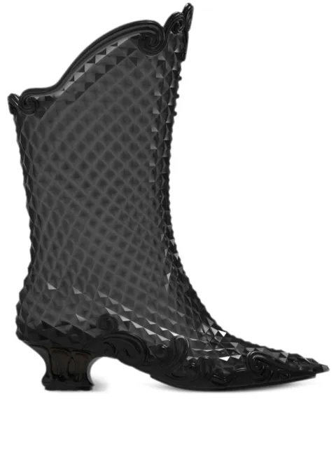 Y/Project x Melissa pointed court boots Black 33786