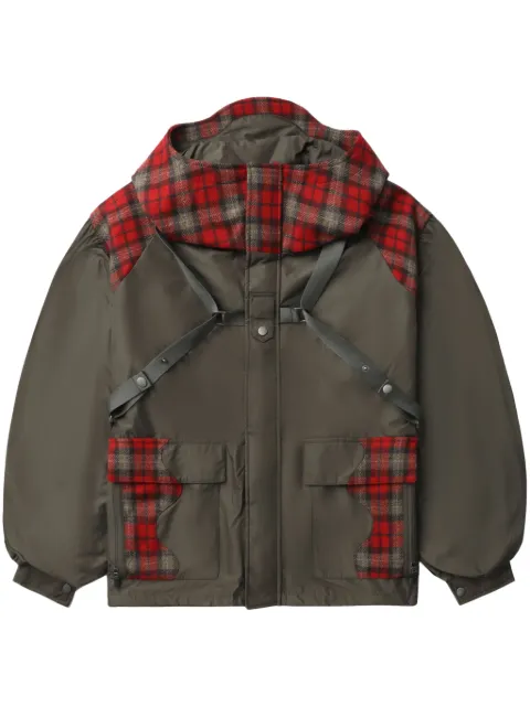 Andersson Bell harness hooded jacket Green AWA625U