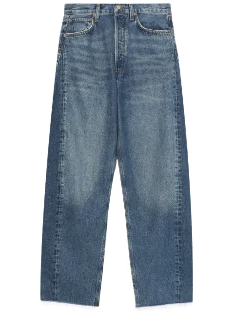 AGOLDE mid-rise cotton-blend jeans Blue A90391535