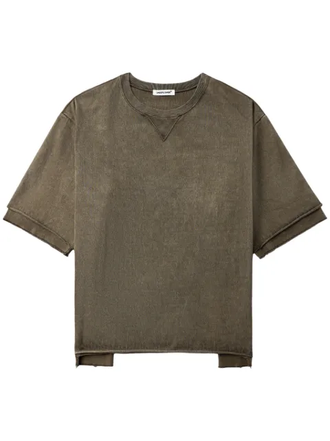 Undercover double-sleeve cotton t-shirt Neutrals UP2D4803