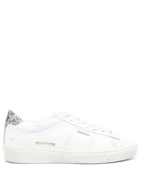 Golden Goose Match Star glitter sneakers White GWF00796F006378