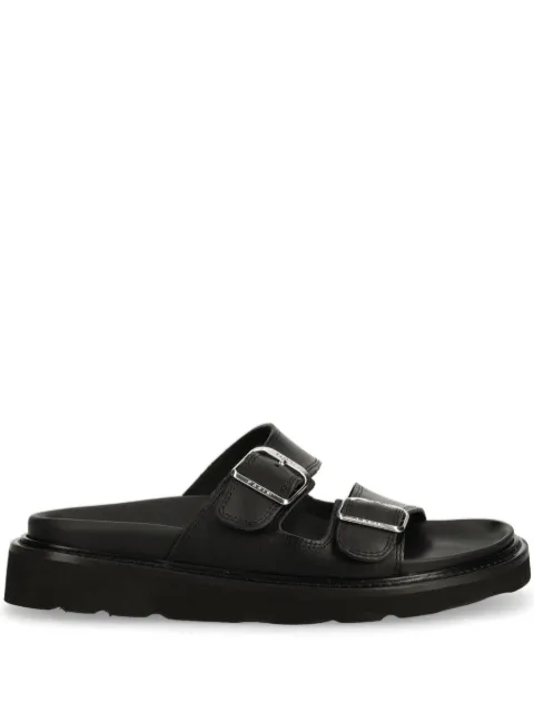 Kenzo Matto leather sandals Black FE52MU040L62
