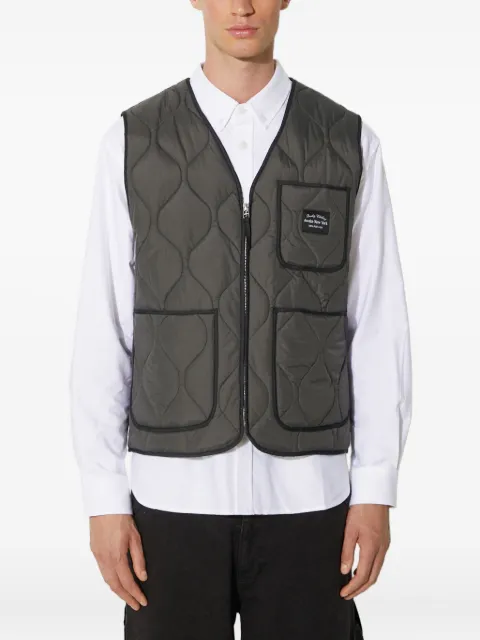 Awake NY quilted vest Grey AWKSP24OT003