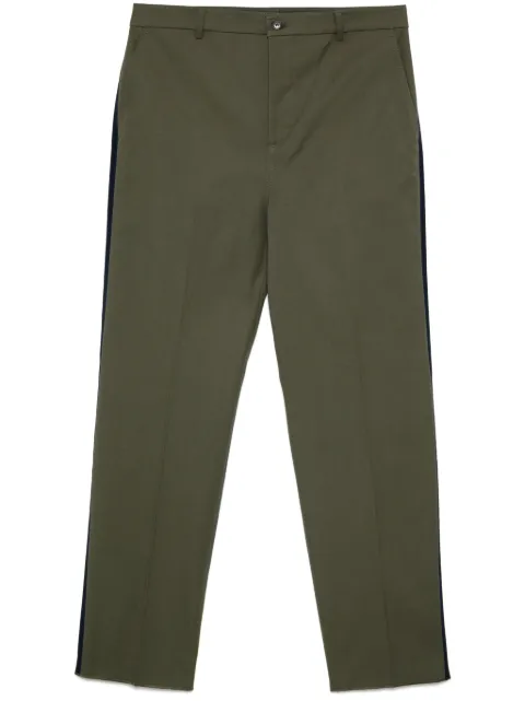 Valentino Garavani side-stripe trousers Green VRBL719UA