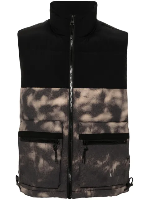 HUGO tie-dye print gilet Black 50516418
