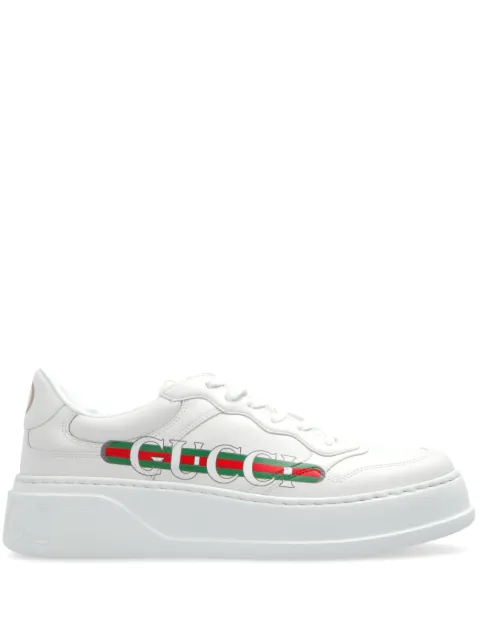 Gucci logo-print sneakers White 7985392SH50