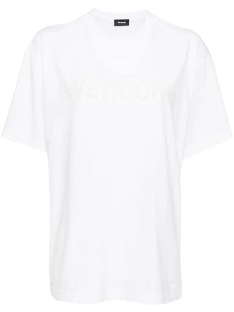 We11done Pearl Logo T-shirt White WDTT224778UWH