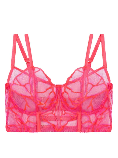 Fleur Of England Cleo bra Pink CLEOLONGLINEBRA