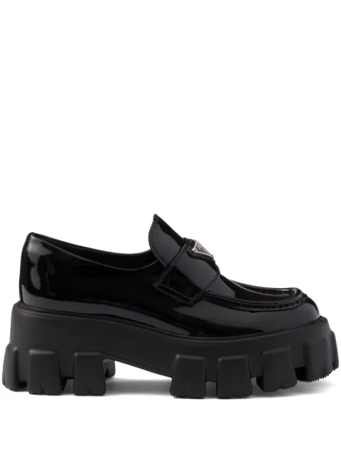 Prada Monolith patent leather loafers Black 1D649MFG055069