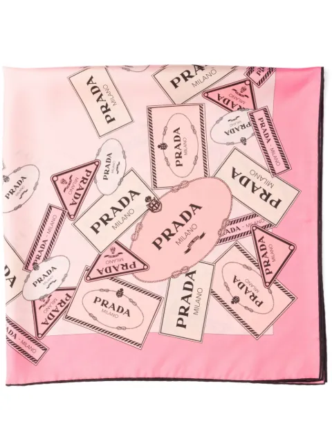 Prada all-over print scarf Pink 1FF0012DGY