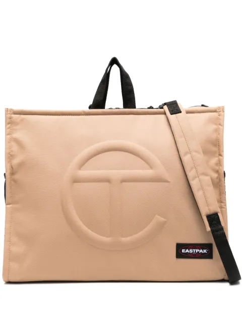 Telfar x Eastpak logo-embossed backpack Neutrals EK0A5BBG3Q6