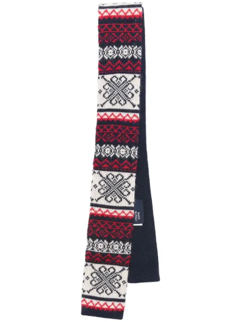 Polo Ralph Lauren fair-isle knit tie Blue 712951010001