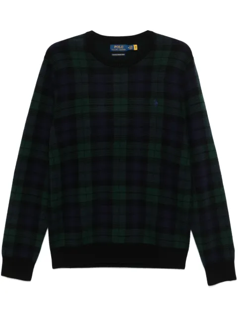 Polo Ralph Lauren check-pattern sweater Blue 710949279001