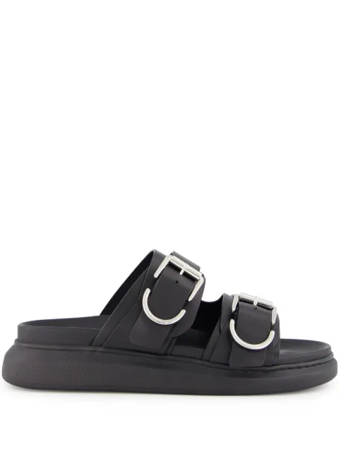 Alexander McQueen buckle-strap sandals Black 794514WIFR2