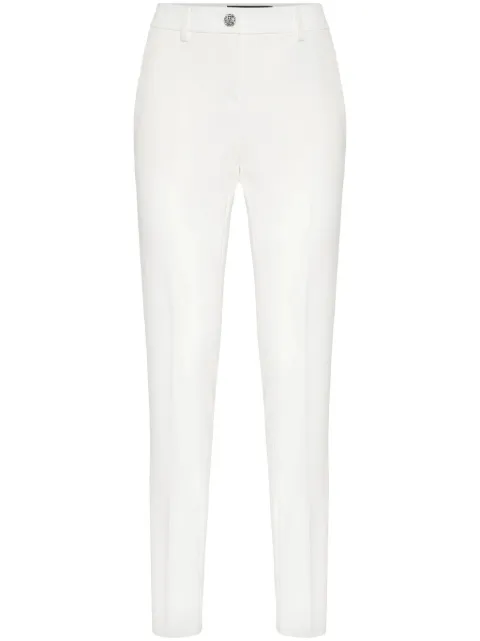 Philipp Plein mid-rise slim-fit trousers White UADCWRT1587PTE008N