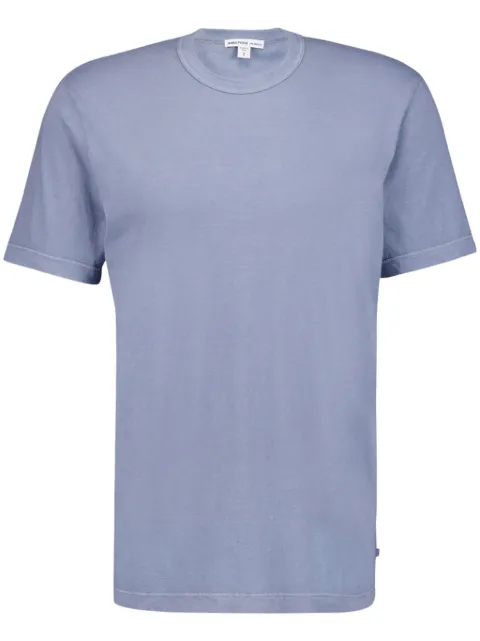 James Perse crew-neck cotton T-shirt Blue MLJ3311