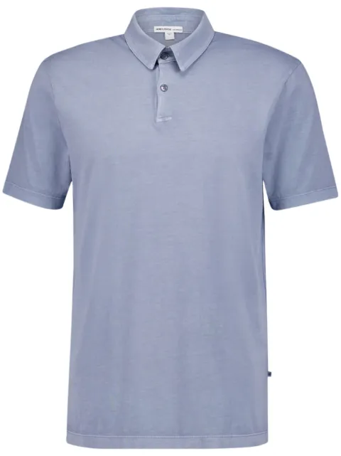 James Perse cotton polo shirt Blue MSX3337