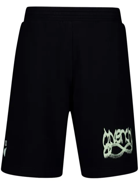 Givenchy logo-print boxy cotton shorts Black BM51863YH8