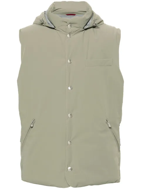 Brunello Cucinelli padded gilet Green MM4911775CRV56