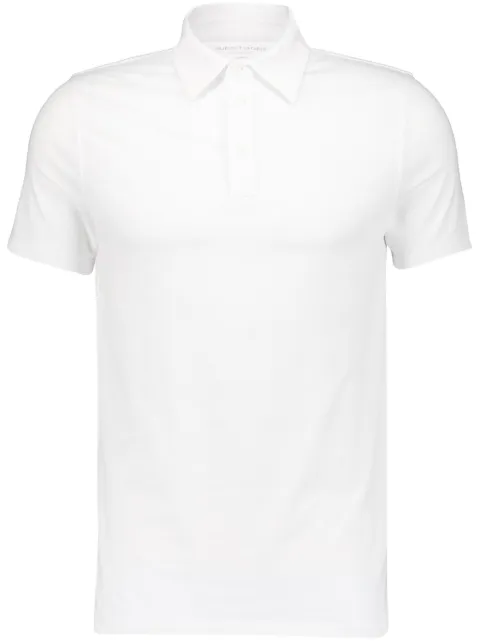 Majestic Filatures short-sleeve organic-cotton polo shirt White M090HPO089